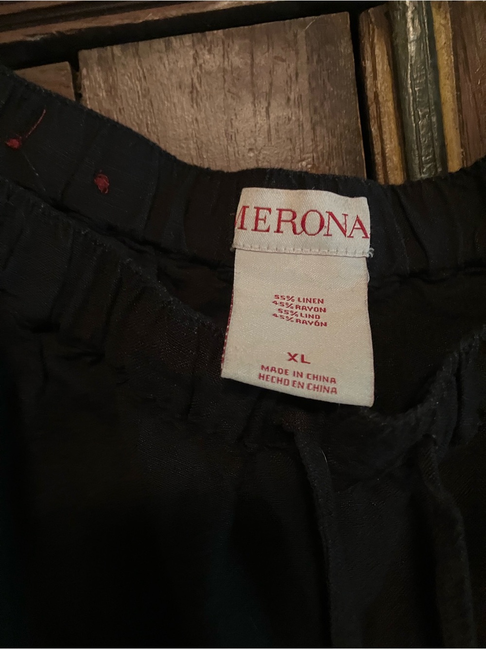 Merona Linen/Rayon Drawstring Pants - Picture 2 of 3